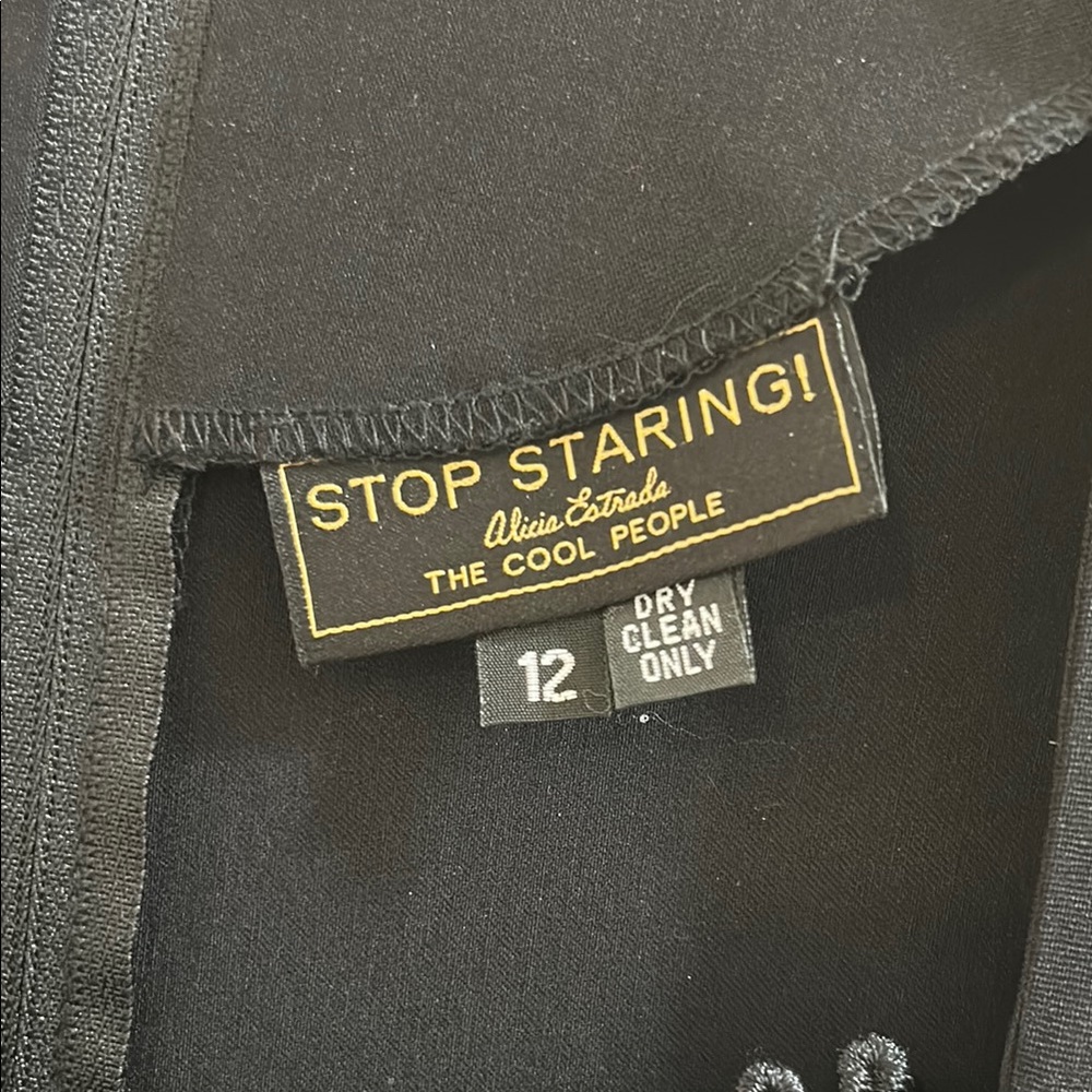 Stop Staring Black Sheath Midi Dress - Picture 2 of 10